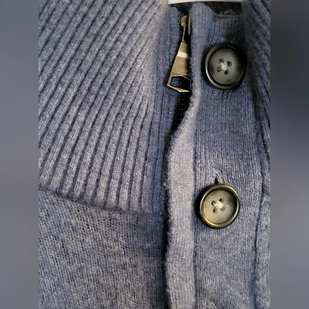 Banana Republic Blue Merino Wool Pullover Sweater Large